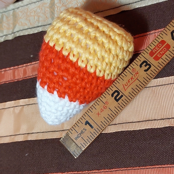 Crochet Handmade Candy Corn Decoration ☆Set of 3 - Picture 3 of 8